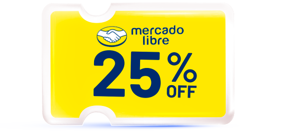 Descuento 25% en Mercado Libre